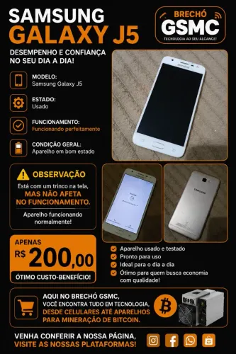 Celular Samsung J5 usado