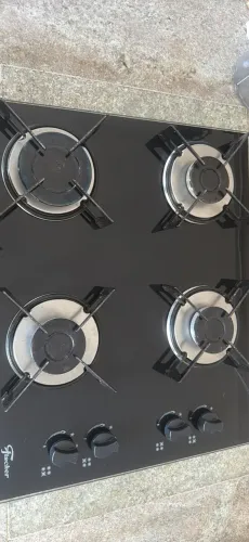 Cooktop 4 bocas fischer mesa preta