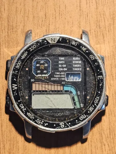 Relogio citizen windsurf para peças