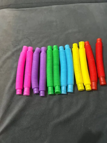 Fidget toy pop tube