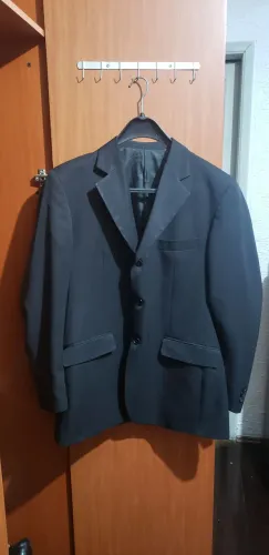 Paletó Social Colombo Line Premium  Preto Clássico