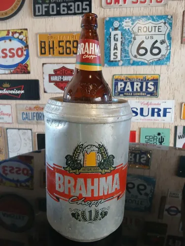 Porta garrafa de cerveja Brahma litrão