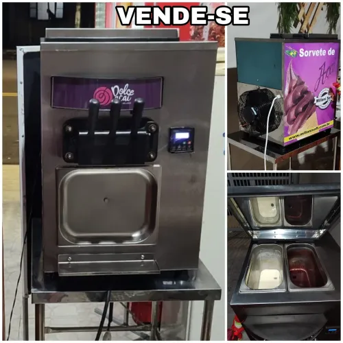 Máquina de açaí 3 bicos