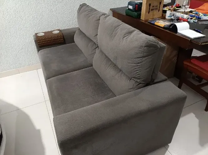 Sofá dois lugares retrátil e reclinavel