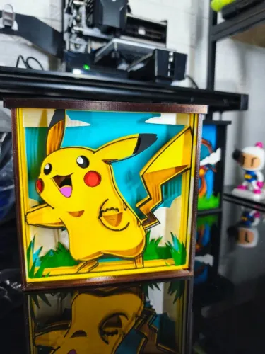 Shadow Box Personalizado Pokémon
