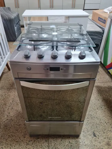 Fogão inox 4 bocas automático R$380 Reais