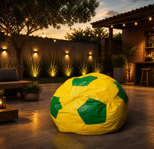 Puff bola de futebol
