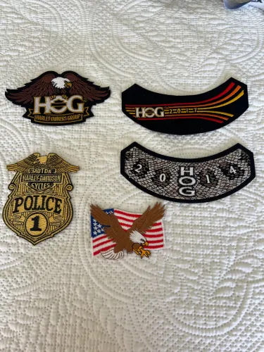 Bordados  exclusivos da Harley Davidson HOG