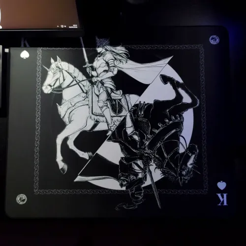 ATK War Horse Preto XL 490x420mm - Mousepad Control, Poron 4mm