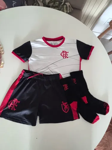 ? CONJUNTO FLAMENGO INFANTIL - R$ 60,00 ? Kit