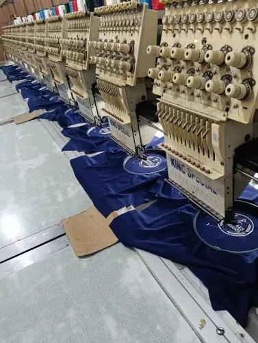 Máquina de bordados industrial plana 12 cabeças King especial 