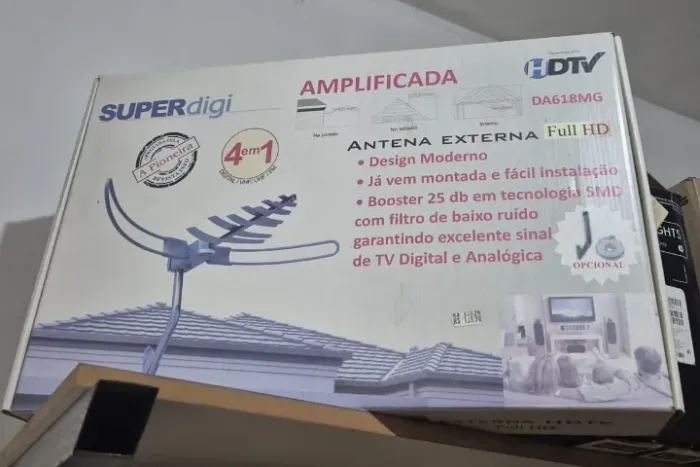Antena Digital Externa FULL HD 25dB SUPERdig