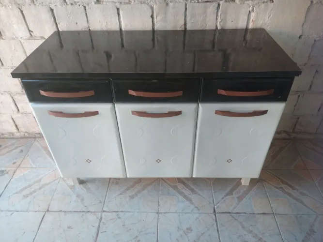 Balcão de aço de 1.20 de comprimento faço entrega