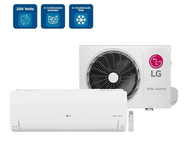 Ar Condicionado Split 12000 Btus Lg Dual Inverter Voice +ia Frio