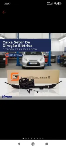 Caixa de direção Citroen C3 1.5 ou Aircross 2012-2016