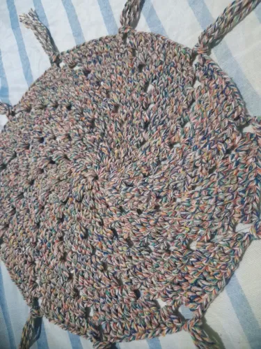 Crochê toalhinha redonda