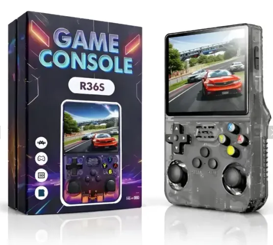 ( PROMOÇÃO ) GAME PORTATIL RS36 64GB COM CARTÃO DE MEMORIA NOVO.