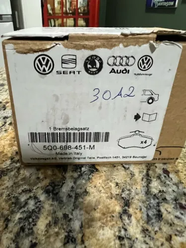 PASTILHA DE FREIO JETTA TSI ORIGINAL VW