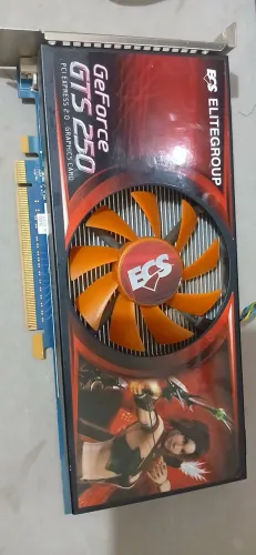 Placa de video gts 250 elitegroup defeito