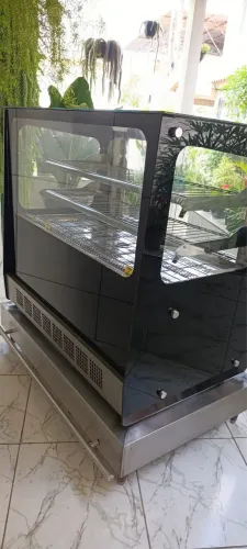 Vitrine expositora de salgado