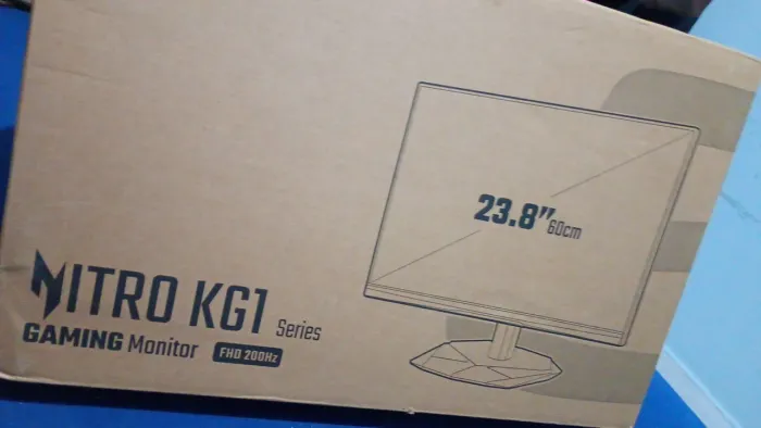 Monitor Gamer Acer Nitro 23.8 200hz 2ms FHD HDMI VA KG241Y-X3Bip Preto