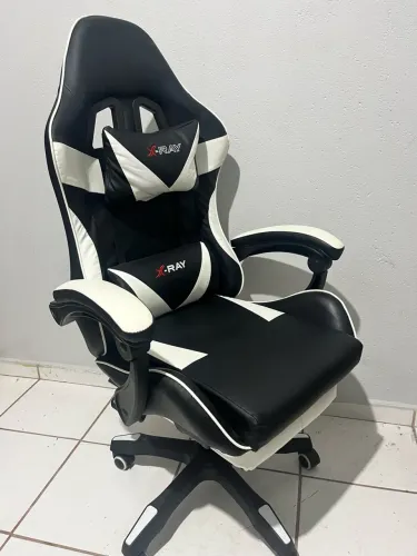 Cadeira Gamer Profissional Reclinável Apoio De Pés X-ray