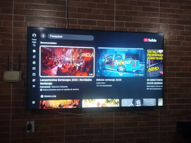 Smart TV Samsung 65 4k controle voz 