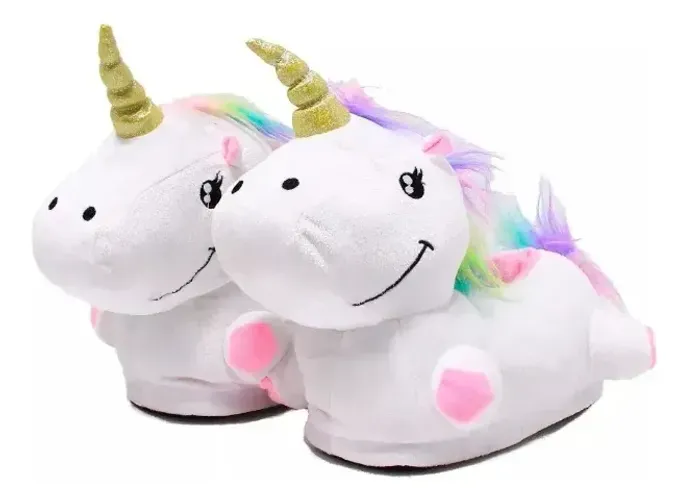 Pantufa Unicórnio 3d