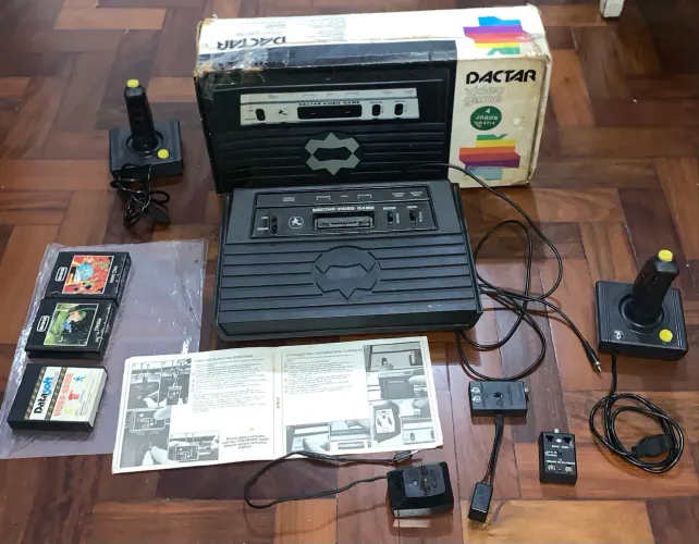 Console Atari Dactar Milmar Caixa Manual Ler Descrição 