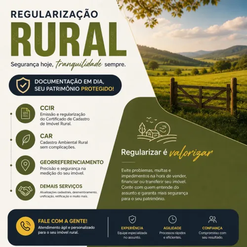 Seu Imóvel Rural Está Irregular? Resolva CCIR, CAR e Documentação