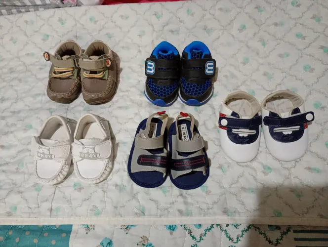 Kit calçados de bebê menino