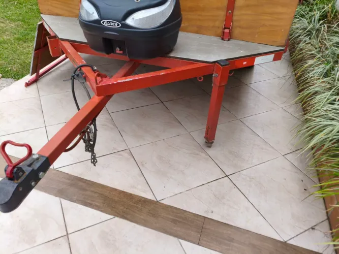 Carretinha Reboque dupla função
