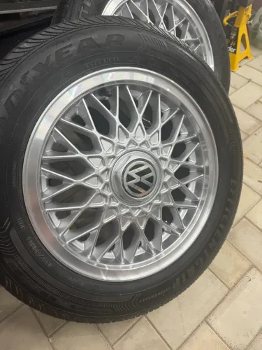 Jogo De Rodas Aro 14 4x100 Bbs Gol Gti Gts Gl Gls Cl Vw Original