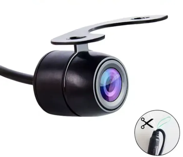 Câmera de Ré Automotiva Universal Borboleta HD com Visão Noturna