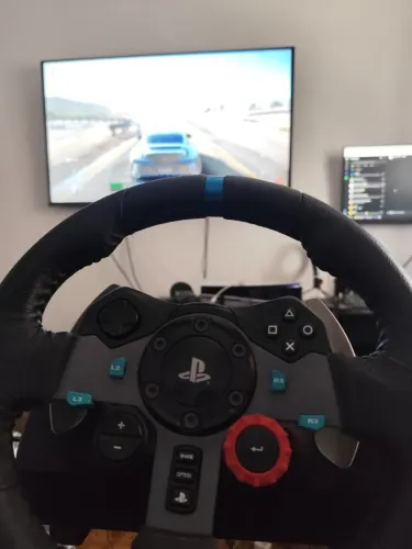 Logitech G29 completo com câmbio, pedais e suporte