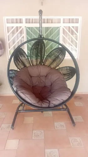 Balanço 8 folhas, chaise, banquete, cadeira em corda Náutica.