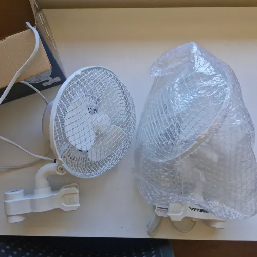 2 Mini Ventiladores Oscilante P/ Tendas 2 Vel 220v Grow Indoor