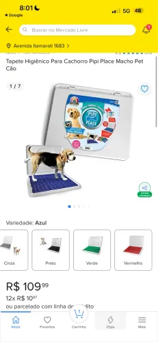 Pipi Place banheiro higiênico para pet