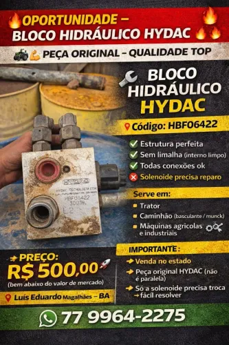 BLOCO HIDRÁULICO HYDAC