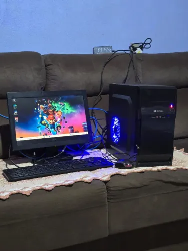 Pc-Computador Completo i5 2500k 3.30GHz Monitor 16''-8Gb Memória Ram-500Gb HD Saudável