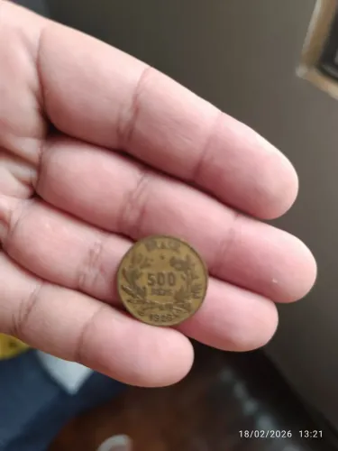 Moeda Antiga 500 Reis Ano 1922