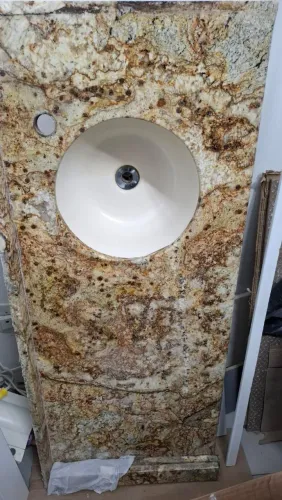 Bancada pia de louça - Granito