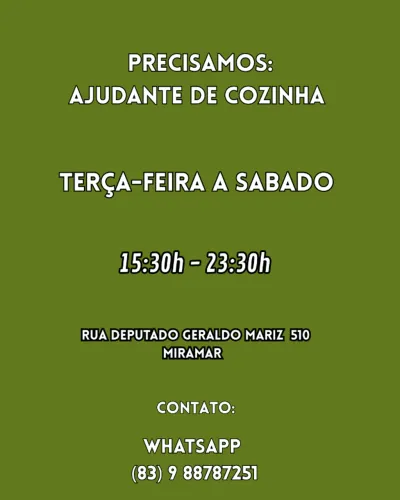 auxiliar de cozinha