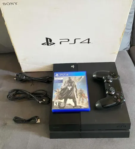 PS4 FAT 500GB +1 CONTROLE + 1 JOGO
