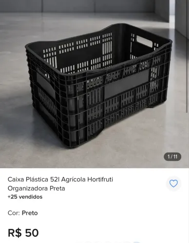 12 Caixas agricolas (feira) 52 litros