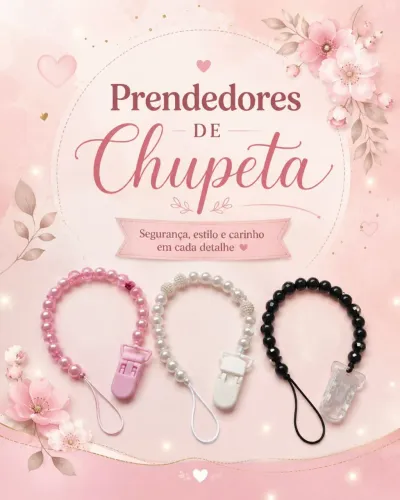 Prendedores de Chupeta 