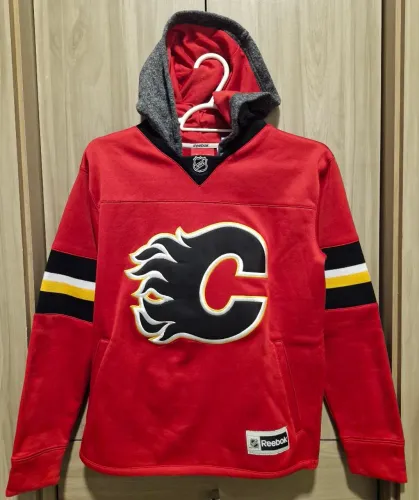 Moletom Reebok NHL Calgary Flames - Tamanho 10