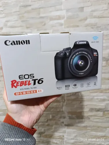 Câmera Canon T6