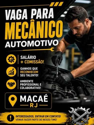 Vaga para mecânico automotivo 
