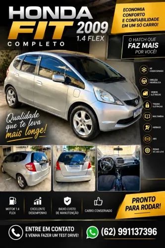 Honda Fit LX 1.4/ 1.4 Flex 8v/16v 5P Mec. 2009